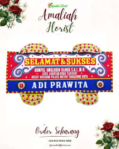 Papan Bunga Ucapan Selamat Truwolu